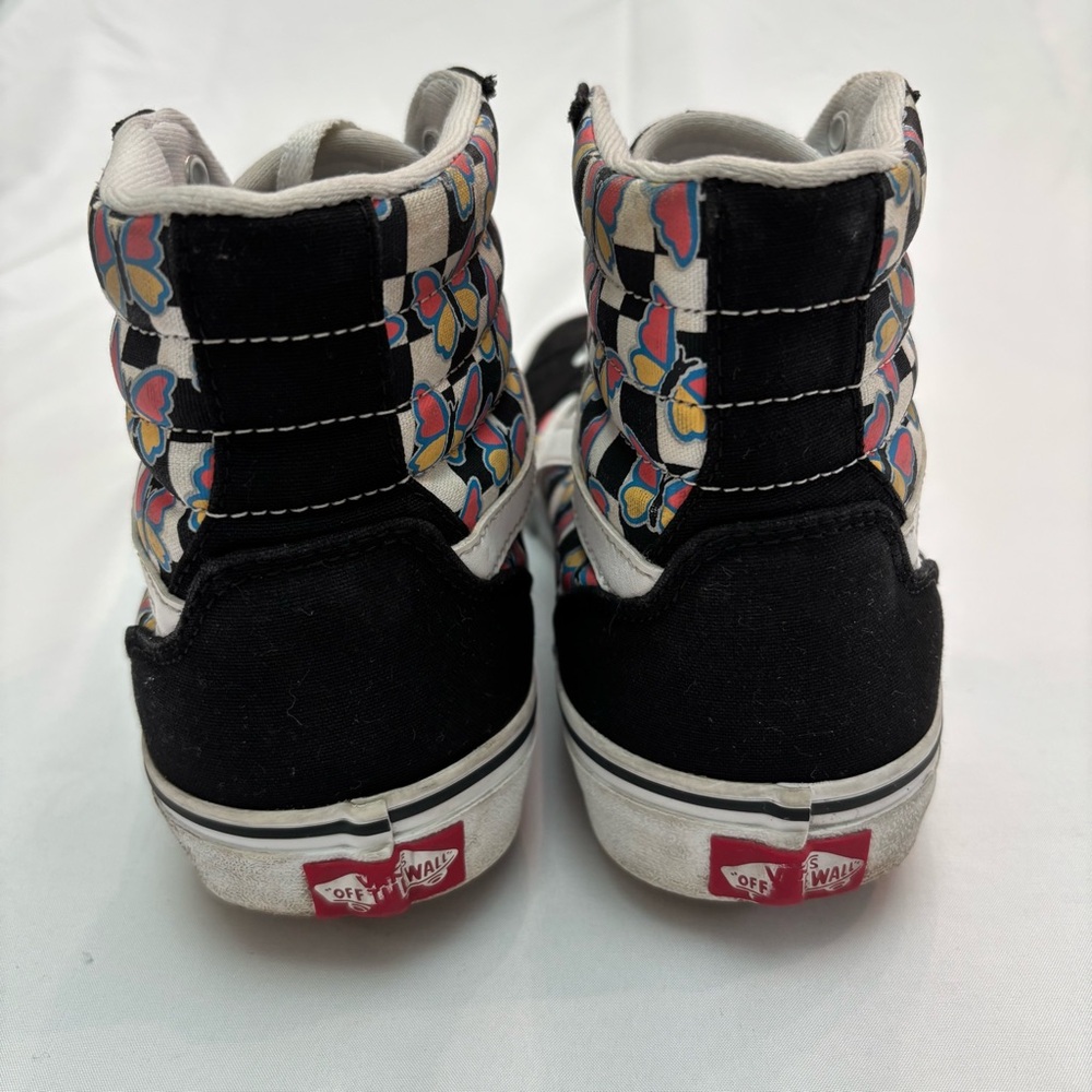 Vans Filmore Hi Checkerboard Black and White High-Top Sneakers - Picture 5 of 12